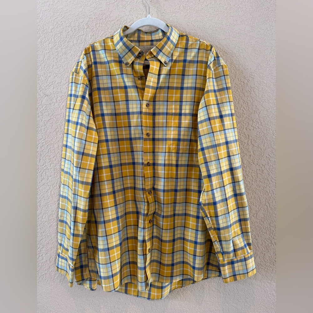Cabela’s Plaid Button Down Long Sleeve, Size XLT